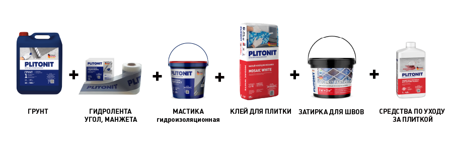 Облицовка мраморной и мозаичной плиткой